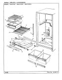 SHELVES & ACCESSORIES Diagram and Parts List for HRNT1917H CL53A Hoover Refrigerator