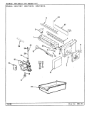 OPTIONAL ICE MAKER KIT Diagram and Parts List for HRNT1917H CL53A Hoover Refrigerator