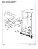 FRESH FOOD COMPARTMENT Diagram and Parts List for HRNT15152A CF18A Hoover Refrigerator