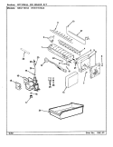 OPTIONAL ICE MAKER KIT Diagram and Parts List for HRNT15152A CF18A Hoover Refrigerator