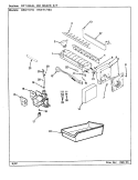 OPTIONAL ICE MAKER KIT Diagram and Parts List for HRNT1716A BF33D Hoover Refrigerator