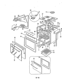 Part Location Diagram of 50-21619 Whirlpool BURNER, R