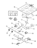 Part Location Diagram of 3430W004-70K Whirlpool PIPE, MANIFOLD