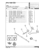 BURNER ASSEMBLY Diagram and Parts List for BT85NK-3  Magic Chef Cooktop