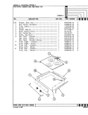 BURNER BOX & MAIN TOP Diagram and Parts List for BT85NK-3  Magic Chef Cooktop