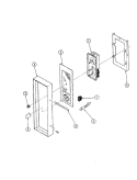 Part Location Diagram of 7711P288-60 Whirlpool Knob, Dial & Button
