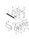CONTROL PANEL & DOOR (VM11A - 8P) Diagram and Parts List for CKG8421MA729RG  Hardwick Wall Oven