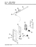 UPPER CONTROLS Diagram and Parts List for CPJ8441KA719D  Hardwick Range