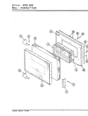 UPPER DOOR Diagram and Parts List for CPJ8441KA719D  Hardwick Range