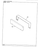 CONTROL PANEL Diagram and Parts List for 15HA-10-94  Magic Chef Range