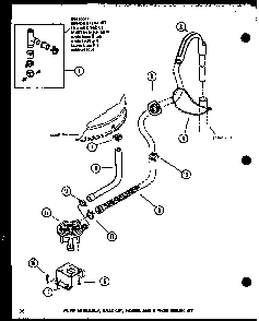 Section 8 Diagram and Parts List for LW2502L P1118409WL Amana Washer
