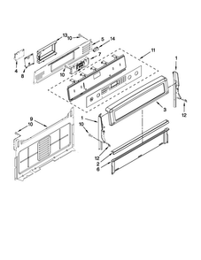 Part Location Diagram of WPW10340325 Whirlpool Electric Control