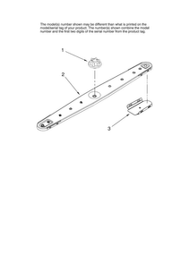 Lower Washarm Parts Diagram and Parts List for JDB1255AWB1  Jenn-Air Dishwasher