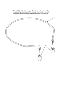 Heater Parts Diagram and Parts List for MDBH980AWQ45  Maytag Dishwasher
