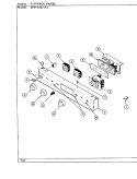 CONTROL PANEL (EPF9 - 81Kx9A) Diagram and Parts List for EPF9-81KS9A  Hardwick Range