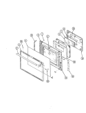 DOOR (EPF9 - 71Kx669A) Diagram and Parts List for EPF9-71KA669A  Hardwick Range