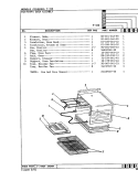OVEN ASSEMBLY Diagram and Parts List for F-150  Hardwick Range