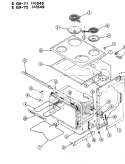 BODY Diagram and Parts List for EG971A549  Hardwick Range