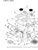 BODY Diagram and Parts List for EG971A579  Hardwick Range