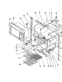 BODY Diagram and Parts List for EPE7-21C819D  Hardwick Microwave Oven Combo