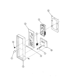 CONTROL PANEL Diagram and Parts List for EPE861KB829A  Hardwick Range