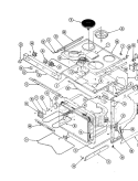 BODY (LOWER) Diagram and Parts List for EPE861KW929A  Hardwick Microwave Oven Combo