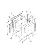 DOOR (CM46D - 9P) Diagram and Parts List for EPF7-21819AE  Hardwick Microwave Oven Combo