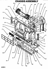 Part Location Diagram of 10171101 Whirlpool Rail, bottom