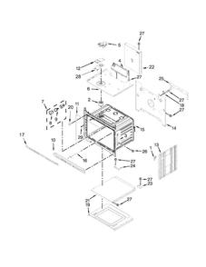 Part Location Diagram of W10641573 Whirlpool TOP-CABNT