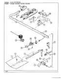 CONTROLS Diagram and Parts List for CG4622MW539RG  Hardwick Range