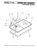 Part Location Diagram of 3807F198-61 Whirlpool SUPPORT, GR BURNER
