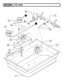 Part Location Diagram of 7502P012-60 Whirlpool USE WPL 7502P122-60