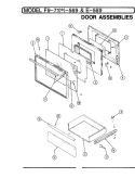 Part Location Diagram of 7706P243-60K Whirlpool Frame, door