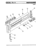 CONTROL PANEL ( - 569) Diagram and Parts List for EPF9-71A569A  Hardwick Range