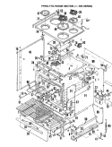 BODY Diagram and Parts List for PD-950  Hardwick Range