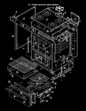 BODY Diagram and Parts List for CKD9517W429R  Hardwick Range
