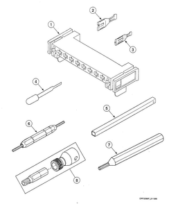 Extractor Tools Diagram and Parts List for SSE007WF1500  Speed Queen Dryer