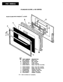 DOOR ( - 1 MODELS) Diagram and Parts List for EKD9-51W439  Hardwick Range