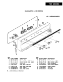 CONTROL PANEL ( - 429 MODELS) Diagram and Parts List for ED9-56A439  Hardwick Range