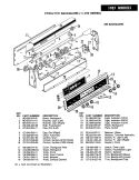 CONTROL PANEL ( - 659 MODELS) Diagram and Parts List for ED9-71W539R  Hardwick Range
