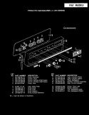 CONTROL PANEL ( - 439 MODELS) Diagram and Parts List for EPD9-73W629A  Hardwick Range