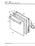 Part Location Diagram of 7701P050-60 Whirlpool HANDLE, DOOR (CHR)