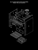 TOP ASSY. Diagram and Parts List for CPF9822A539A  Hardwick Range