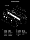 CONTROL PANEL ( - 429 MODELS) Diagram and Parts List for CPF9826A429R  Hardwick Range