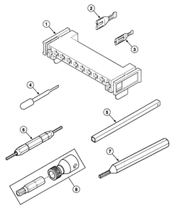 Tools Diagram and Parts List for SDG609WF  Speed Queen Dryer