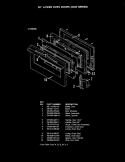 DOOR (LOWER - 2 MODELS) Diagram and Parts List for CF8412MA729R  Hardwick Range