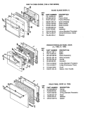 DOOR ( - 1 MODELS) Diagram and Parts List for CF7141E809R  Hardwick Range