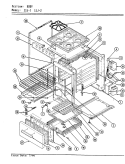 BODY Diagram and Parts List for 11JA-2KW  Magic Chef Range