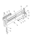 Part Location Diagram of 2601W258-74 Whirlpool BACKGUARD ASSEMBLY