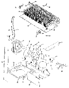 Unit Compartment & System Diagram and Parts List for JRTD226LB-MBJ84B  Jenn-Air Refrigerator